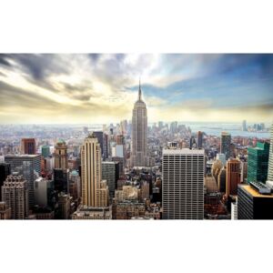 Fototapeta vliesová: Pohľad na Manhattan - 184x254 cm