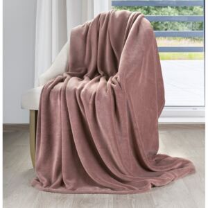Jemná pudrová deka SIMPLE 150x200 cm