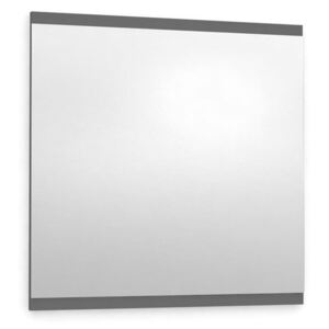 DREVONA Zrkadlo do kúpeľne 60x60 šedé grafit REA REST 7