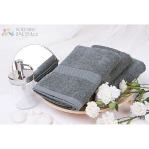XPOSE ® Froté ručník VERONA - tmavě šedá 50x90 cm