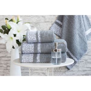 XPOSE ® Froté ručník KIRA - tmavě šedá 50x90 cm