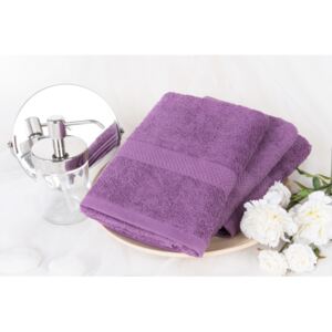 XPOSE ® Froté ručník VERONA - tmavě levandulová 50x90 cm