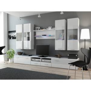 Obývacia stena DREAM 1 (biela) (Moderná obývacia stena)