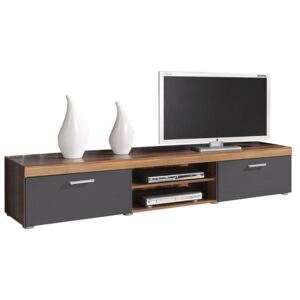 TV stolík SAMBA (slivka / grafit mat) (TV stolík z nábytkovej rady SAMBA)