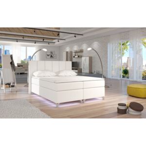 Manželská posteľ BUENO (180/200cm) veľký výber čalúnenia (Moderná vysoká manželská posteľ BOXSPRING s úložným priestorom s veľkým výberom farieb)