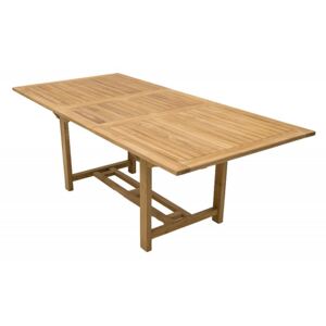 Záhradný obdĺžnikový stôl MONTANA 160/210 x 100 cm (teak)