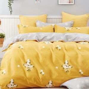 Luxusné bavlnené posteľné obliečky Milano07 prikrývka 140x200cm vankúš 70x90cm