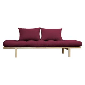 KARUP DESIGN Pohovka Pace Daybed – Clear lacquered/Bordeaux