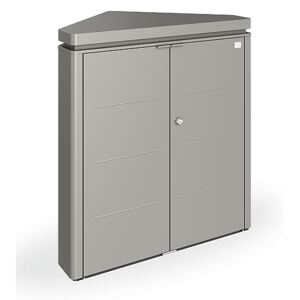 Úložný rohový box CornerBoard (sivý kremeň metalíza) 117x76x127 cm