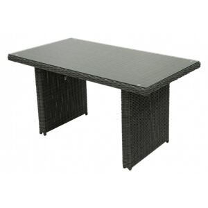 Ratanový stôl 140x80 cm SEVILLA (antracit)