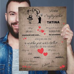 Prekvapenie pre otecka, darček pre NAJ tatina