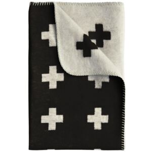 Deka Cross Blanket Black 160x240