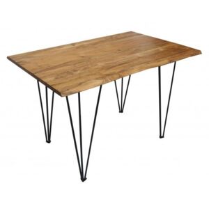 IIG - Jedálenský stôl MAMMUT 120 cm prírodný, akácia