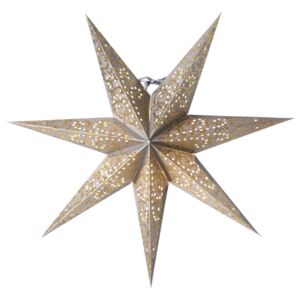 Závesná svítící hviezda Ludwig Silver/Gold 44 cm