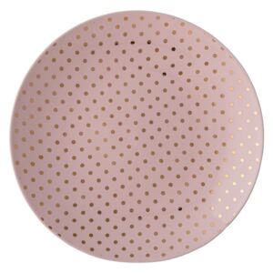Dezertný tanier Henrieta Gold dots