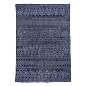 Bavlnený koberec s potlačou Blue 120x180 cm