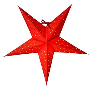 Závesná svietiaca hviezda Stella Red 52 cm