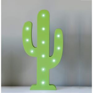 Svietiaci zelený LED kaktus (kód BDAY10 na -20 %)