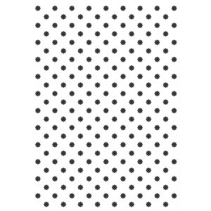 Baliaci papier Black Flower Pattern - 2 listy