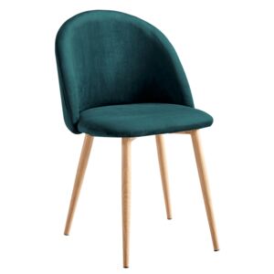 Jedálenská stolička Fluny (smaragdová). Vlastná spoľahlivá doprava až k Vám domov