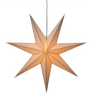 Závesná svietiaca hviezda Nicolas Silver 80 cm