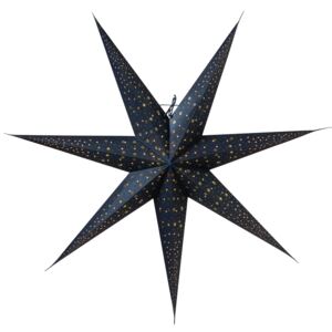 Závesná svietiaca hviezda Isadora Blue 80 cm
