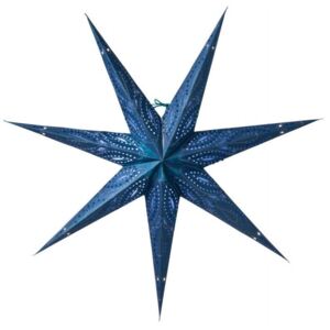 Závesná svietiaca hviezda Ebba Blue 80 cm