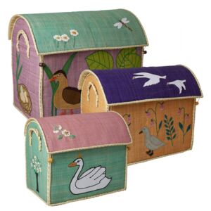 Úložný box na hračky The Ugly Duckling Veľkosť S (zelený)