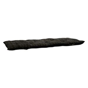 Bavlnený skladací matrac/sedák Black 70x180cm