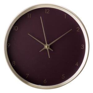 Nástenné hodiny Aluminium Purple