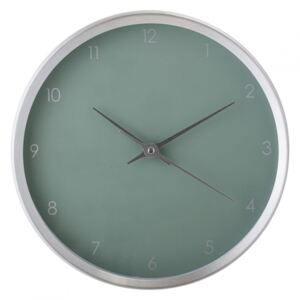 Nástenné hodiny Aluminium Green