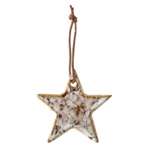 Keramická vianočná ozdoba Star