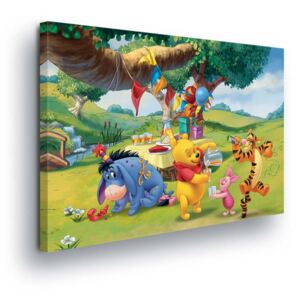 Obraz na plátne - Disney Winnie the Pooh in Nature II 60x40 cm