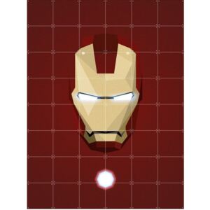 IXXI Skladaný obraz IXXI Icon Iron Man S