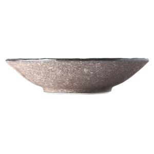 Béžová keramická miska na polievku MIJ Earth, ø 24 cm