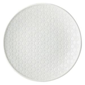 Biely keramický tanier Mij Star, ø 25 cm