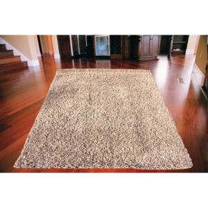 Kusový koberec Shaggy vlas 50mm cappucino, Velikosti 80x150cm