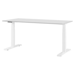 Písací stôl DESIRA II (180x80 cm) (sivá) (el. nastaviteľný). Vlastná spoľahlivá doprava až k Vám domov