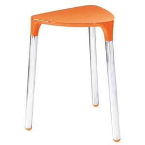 Sapho Gedy Yannis - Kúpeľňová stolička 37 cmx43,5 cmx32,3 cm, oranžová 217267