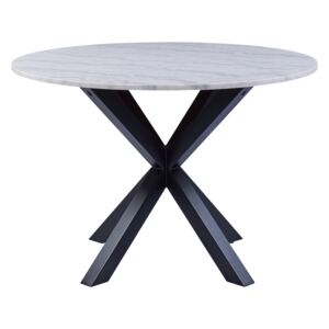 Okrúhly jedálenský stôl Neele 110 cm mramor