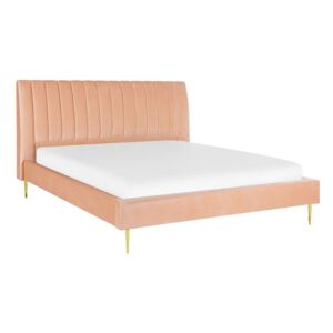 Manželská posteľ 180 cm MASALA (s roštom) (ružová). Vlastná spoľahlivá doprava až k Vám domov
