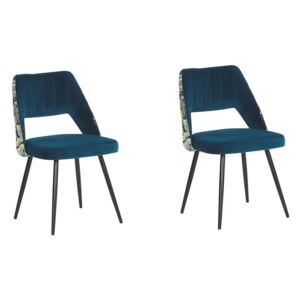 Set 2 ks. jedálenských stoličiek ASHLEY (modrá). Vlastná spoľahlivá doprava až k Vám domov