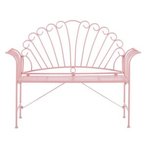 Záhradná lavička CAVEA (ružová). Vlastná spoľahlivá doprava až k Vám domov