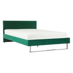 Manželská posteľ 160 cm BELAE (s roštom) (zelená). Vlastná spoľahlivá doprava až k Vám domov