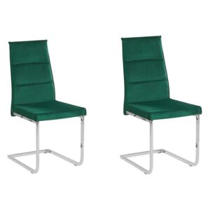 Set 2 ks. jedálenských stoličiek REDFORD (zelená). Vlastná spoľahlivá doprava až k Vám domov