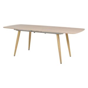 Jedálenský stôl HEGGA (svetlé drevo) (pre 8 a viac osôb). Vlastná spoľahlivá doprava až k Vám domov