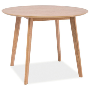 Okrúhly stôl MOOS II, 75x100, dub
