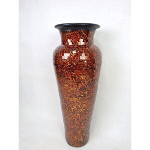 Váza DIVA červená, keramika, 80 cm, ručná práca