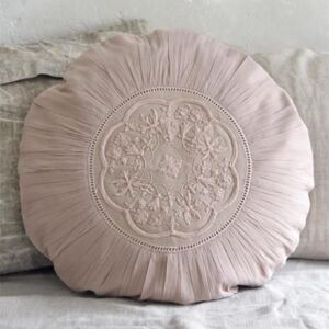 Obliečka na vankúš Embroidery Dusty Rose 50cm