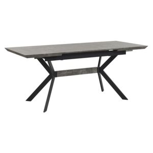 Jedálenský stôl BENOS (sivá + čierna) (pre 6 osôb). Vlastná spoľahlivá doprava až k Vám domov